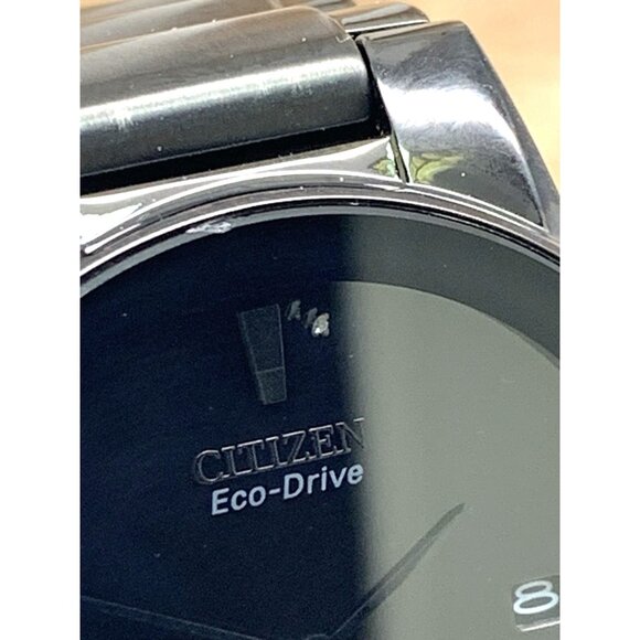 Citizen Men's Watch Eco-Drive AU1065-58E Axiom Black Dial Stainless Steel 40mm - Picture 7 of 15